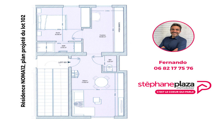 Ma-Cabane - Vente Appartement LONS-LE-SAUNIER, 42 m²