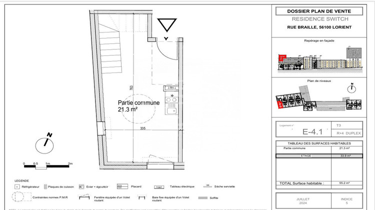 Ma-Cabane - Vente Appartement Lorient, 55 m²