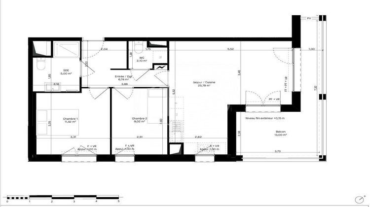 Ma-Cabane - Vente Appartement Lorient, 60 m²