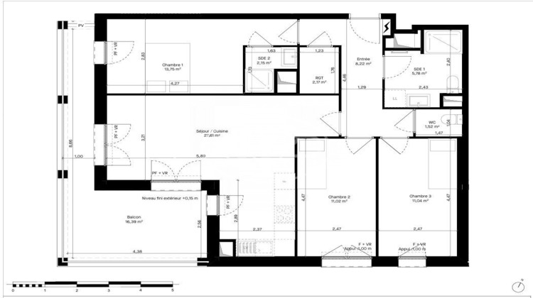 Ma-Cabane - Vente Appartement Lorient, 83 m²