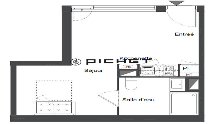 Ma-Cabane - Vente Appartement LORMONT, 25 m²