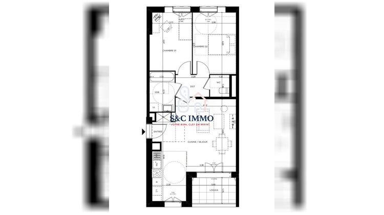 Ma-Cabane - Vente Appartement Louvres, 65 m²