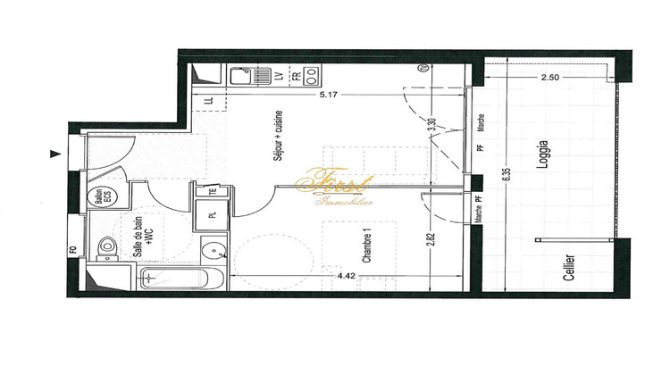 Ma-Cabane - Vente Appartement Lunel, 38 m²