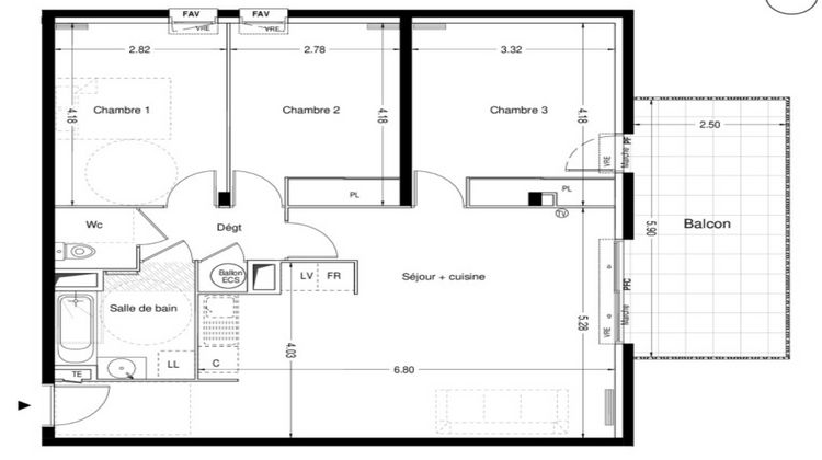 Ma-Cabane - Vente Appartement Lunel, 83 m²