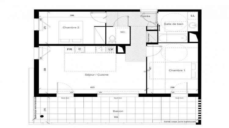 Ma-Cabane - Vente Appartement LUNEL, 60 m²