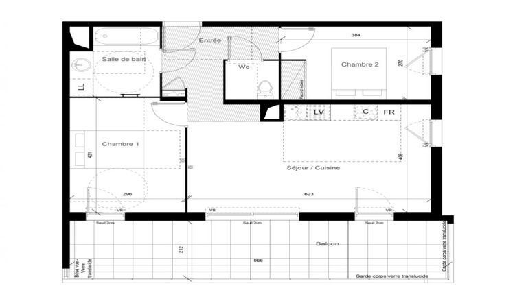 Ma-Cabane - Vente Appartement LUNEL, 60 m²