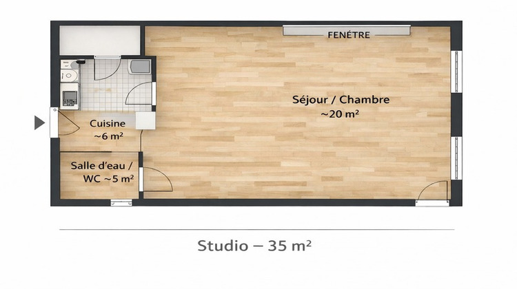 Ma-Cabane - Vente Appartement LUNEL, 35 m²