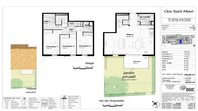Ma-Cabane - Vente Appartement Luynes, 100 m²