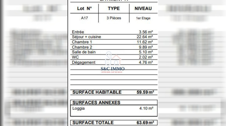 Ma-Cabane - Vente Appartement Luzarches, 59 m²