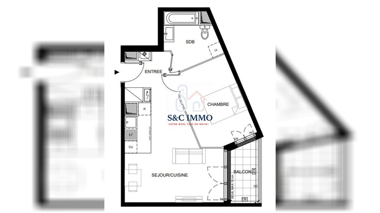 Ma-Cabane - Vente Appartement Luzarches, 42 m²