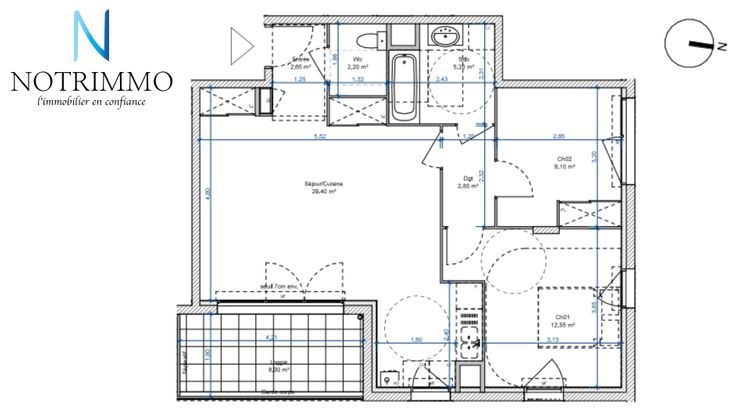 Ma-Cabane - Vente Appartement Lyaud, 63 m²