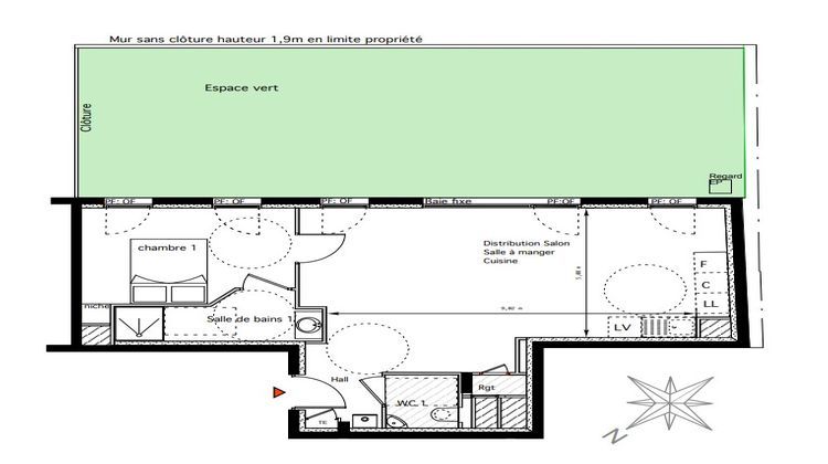 Ma-Cabane - Vente Appartement LYON 1, 53 m²