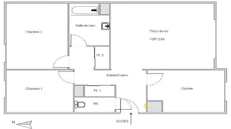Ma-Cabane - Vente Appartement LYON 3, 69 m²