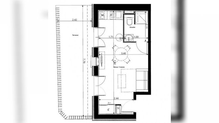 Ma-Cabane - Vente Appartement LYON, 22 m²