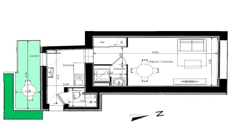 Ma-Cabane - Vente Appartement LYON, 29 m²