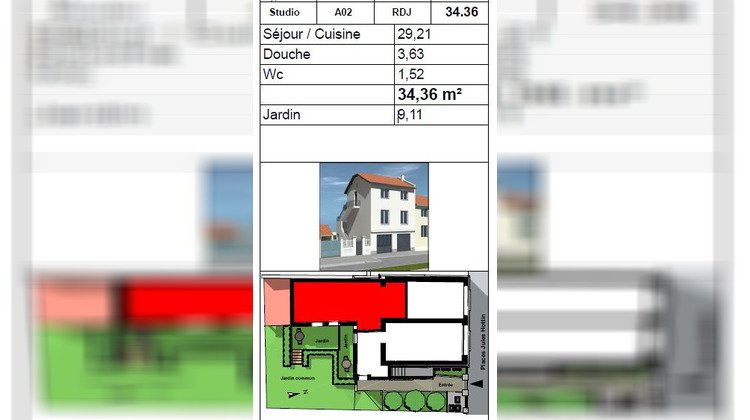 Ma-Cabane - Vente Appartement LYON, 34 m²