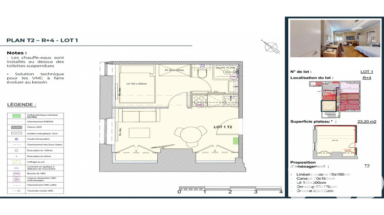 Ma-Cabane - Vente Appartement Lyon, 23 m²