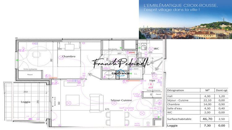 Ma-Cabane - Vente Appartement LYON, 47 m²