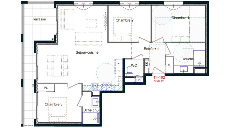 Ma-Cabane - Vente Appartement Lyon, 79 m²