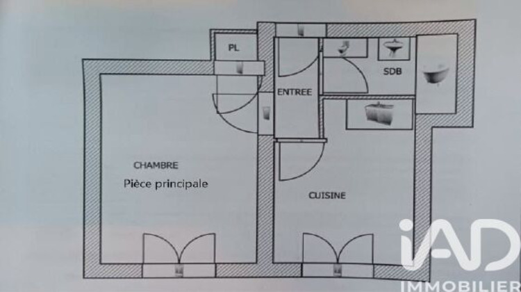Ma-Cabane - Vente Appartement Lyon, 26 m²