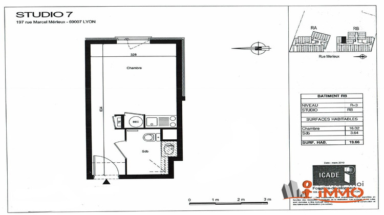 Ma-Cabane - Vente Appartement Lyon, 19 m²