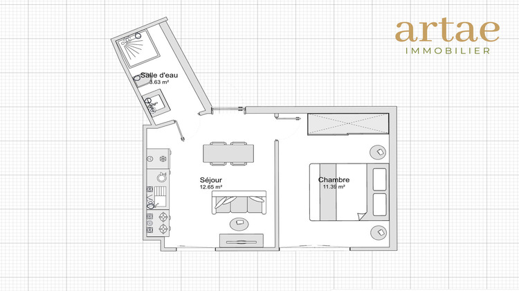 Ma-Cabane - Vente Appartement Lyon, 30 m²