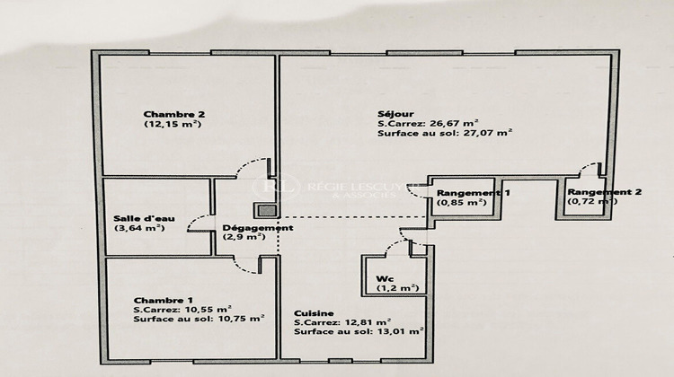 Ma-Cabane - Vente Appartement LYON 7, 71 m²