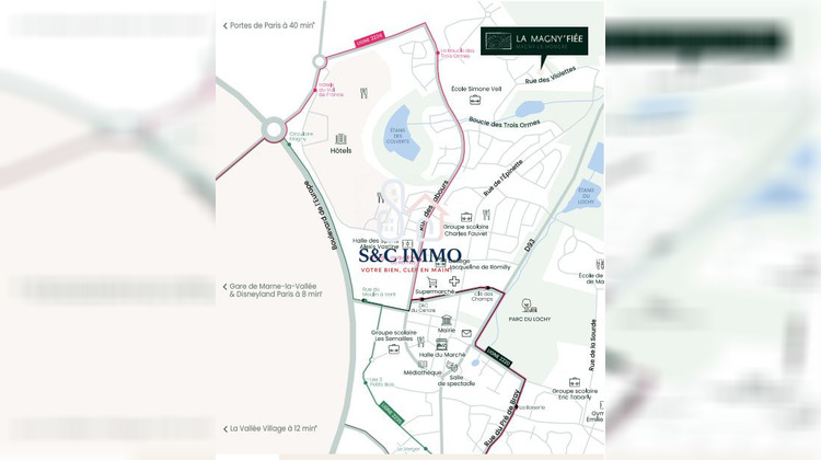 Ma-Cabane - Vente Appartement Magny-le-Hongre, 43 m²