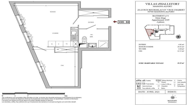 Ma-Cabane - Vente Appartement Maisons-Alfort, 42 m²