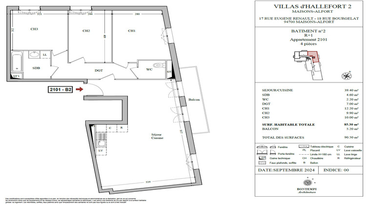 Ma-Cabane - Vente Appartement Maisons-Alfort, 85 m²