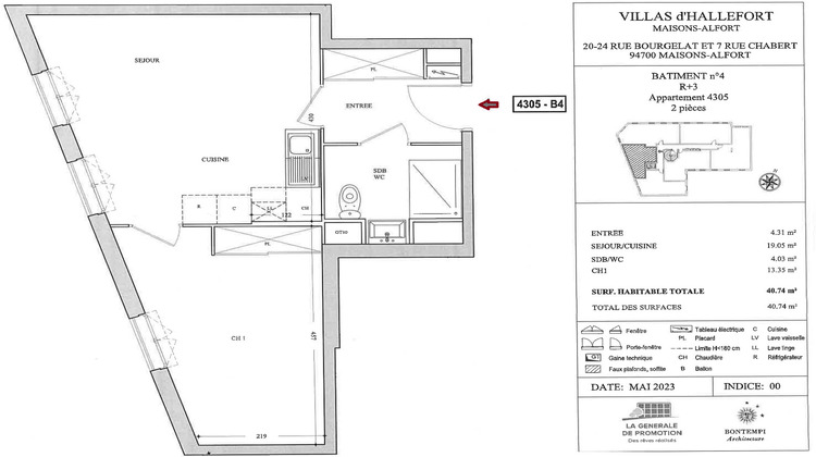 Ma-Cabane - Vente Appartement Maisons-Alfort, 41 m²