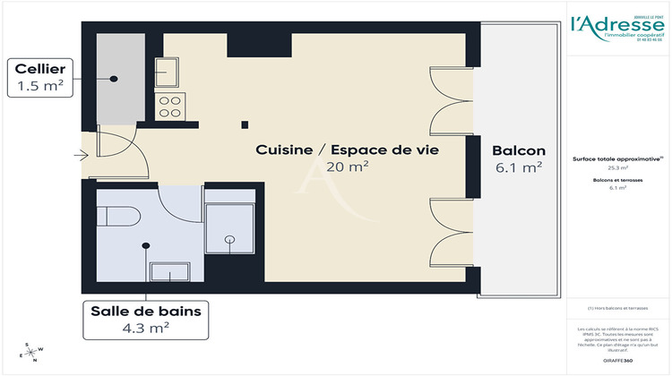 Ma-Cabane - Vente Appartement MAISONS-ALFORT, 25 m²