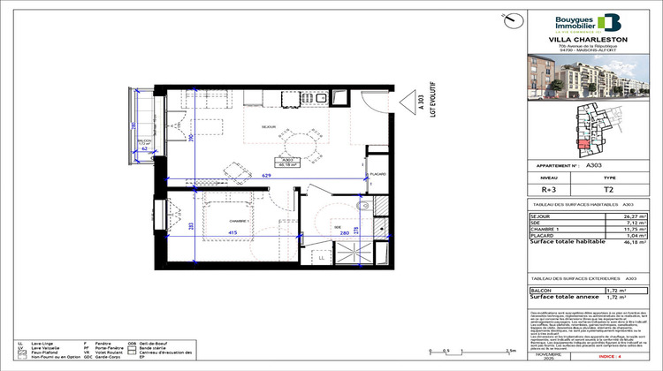 Ma-Cabane - Vente Appartement MAISONS-ALFORT, 46 m²