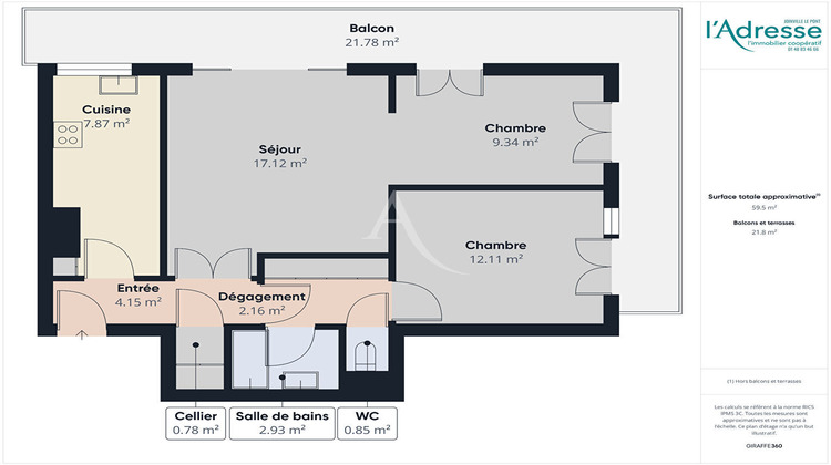 Ma-Cabane - Vente Appartement MAISONS-ALFORT, 60 m²