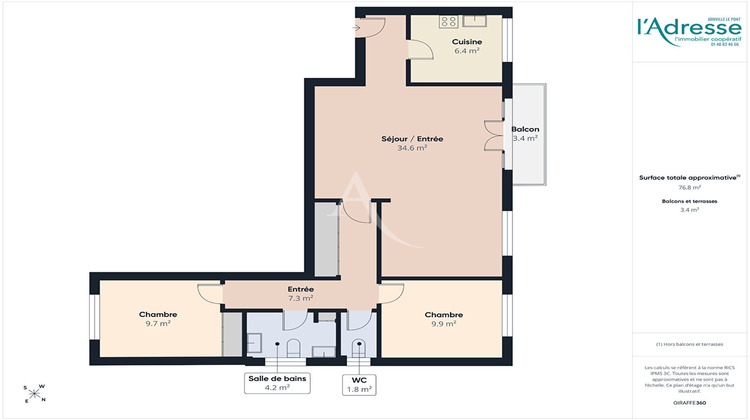 Ma-Cabane - Vente Appartement MAISONS-ALFORT, 76 m²