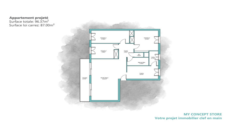 Ma-Cabane - Vente Appartement MAISONS-LAFFITTE, 87 m²