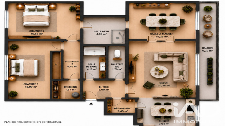 Ma-Cabane - Vente Appartement Maisons-Laffitte, 98 m²