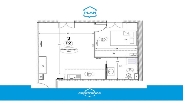 Ma-Cabane - Vente Appartement MALAKOFF, 44 m²