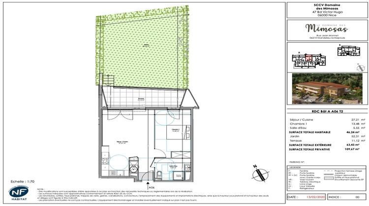 Ma-Cabane - Vente Appartement MANDELIEU LA NAPOULE, 46 m²