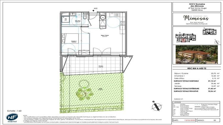 Ma-Cabane - Vente Appartement MANDELIEU LA NAPOULE, 41 m²