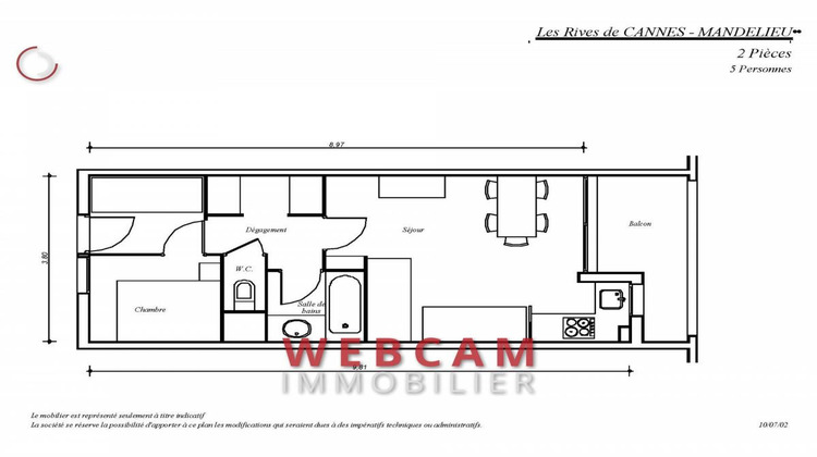 Ma-Cabane - Vente Appartement MANDELIEU LA NAPOULE, 33 m²