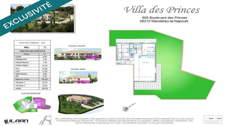 Ma-Cabane - Vente Appartement Mandelieu-la-Napoule, 87 m²