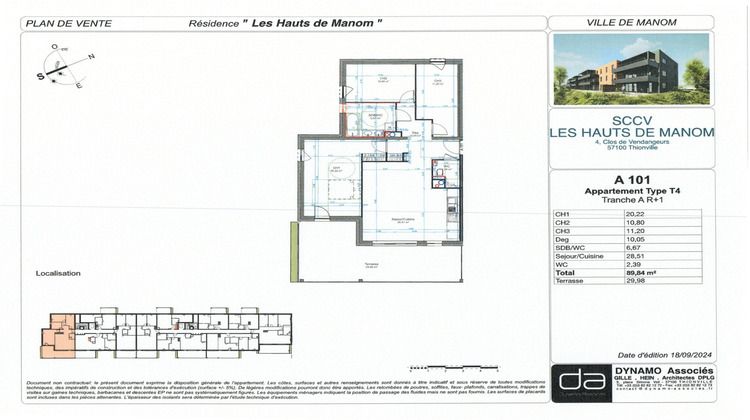 Ma-Cabane - Vente Appartement Manom, 89 m²