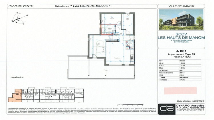 Ma-Cabane - Vente Appartement Manom, 89 m²