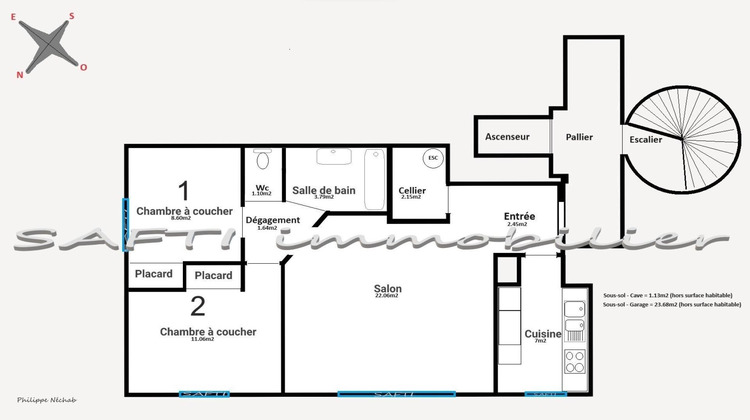 Ma-Cabane - Vente Appartement Mantes-la-Jolie, 60 m²