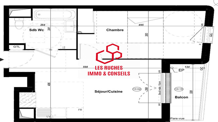 Ma-Cabane - Vente Appartement Mantes-la-Jolie, 39 m²