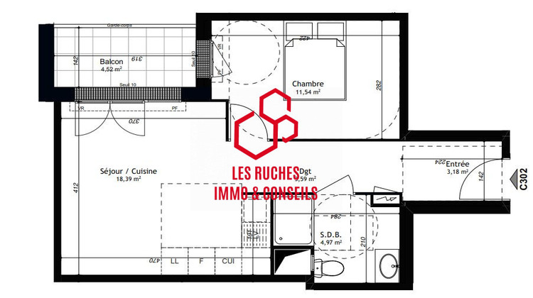 Ma-Cabane - Vente Appartement Mantes-la-Jolie, 41 m²