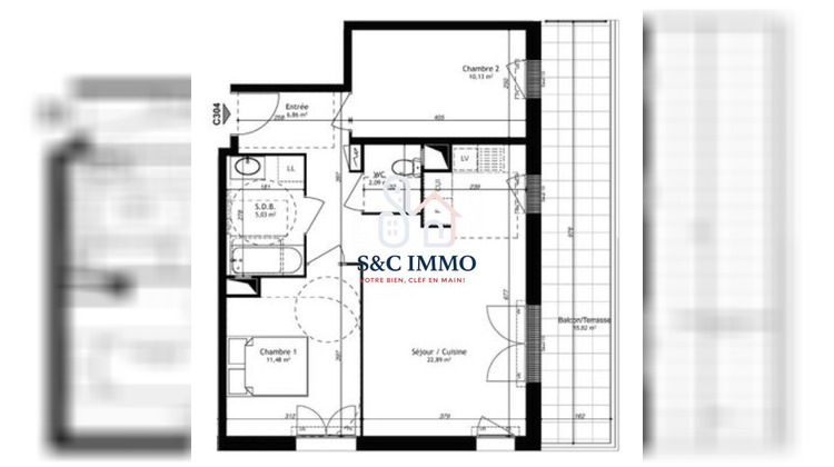 Ma-Cabane - Vente Appartement Mantes-la-Jolie, 58 m²