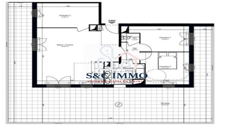 Ma-Cabane - Vente Appartement Mantes-la-Jolie, 81 m²