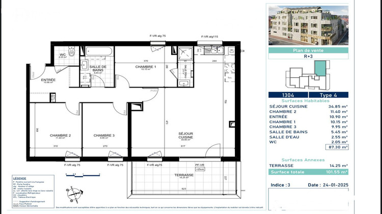 Ma-Cabane - Vente Appartement Marcq-en-Baroeul, 87 m²